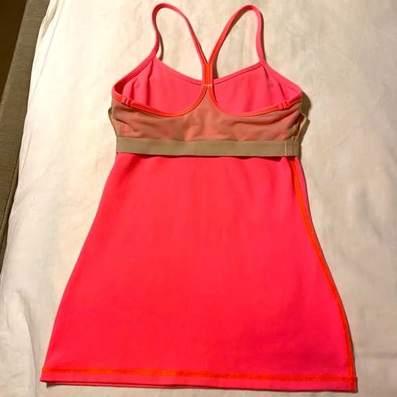 Lululemon Power Y Tank Limited Edition Color Electric Coral - Picture 7 of 8